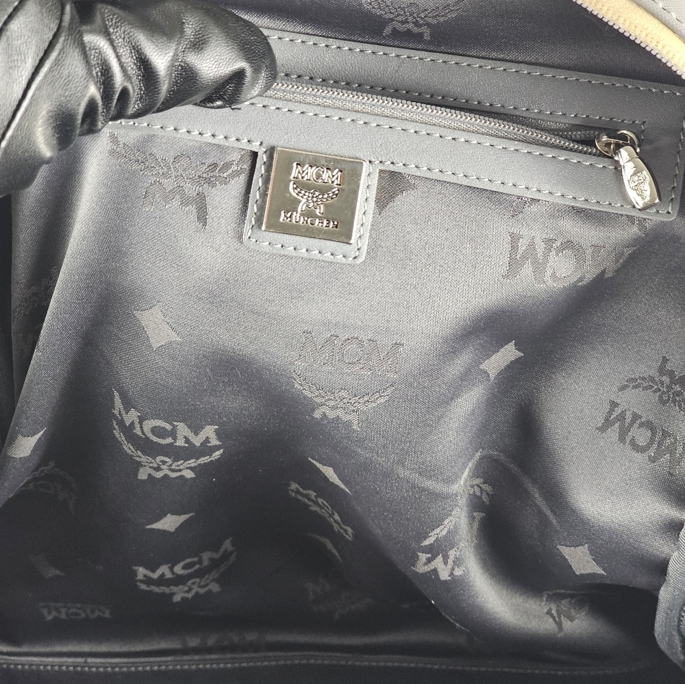 Mcm Metallic Backpack - image 5